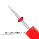 Flame Ceramic Nail Drill Bits Kit for Manicure and Pedicure Flame Ceramic Nail Drill Bits Kit for Manicure and Pedicure