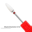 Flame Ceramic Nail Drill Bits Kit for Manicure and Pedicure Flame Ceramic Nail Drill Bits Kit for Manicure and Pedicure