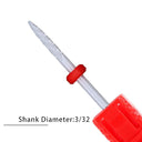 Flame Ceramic Nail Drill Bits Kit for Manicure and Pedicure Flame Ceramic Nail Drill Bits Kit for Manicure and Pedicure