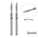 Flame Diamond Nail Bit Set for Easy Precision Manicures Flame Diamond Nail Bit Set for Easy Precision Manicures