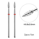 Flame Diamond Nail Bit Set for Easy Precision Manicures Flame Diamond Nail Bit Set for Easy Precision Manicures