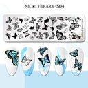 Floral Butterfly Nail Stamping Plates Elevate Nail Art Designs Floral Butterfly Nail Stamping Plates Elevate Nail Art Designs