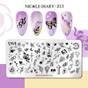 Floral Butterfly Nail Stamping Plates Elevate Nail Art Designs Floral Butterfly Nail Stamping Plates Elevate Nail Art Designs