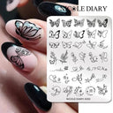 Floral Butterfly Nail Stamping Plates Elevate Nail Art Designs Floral Butterfly Nail Stamping Plates Elevate Nail Art Designs