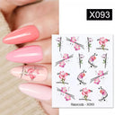 Floral Geometric Nail Art Water Decals Easy Nail Transfer Floral Geometric Nail Art Water Decals Easy Nail Transfer