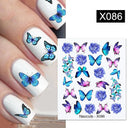 Floral Geometric Nail Art Water Decals Easy Nail Transfer Floral Geometric Nail Art Water Decals Easy Nail Transfer