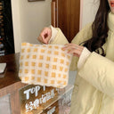 Floral Makeup Bag Organizer: Trendy Travel Toiletries Pouch Floral Makeup Bag Organizer: Trendy Travel Toiletries Pouch