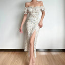 Floral Off Shoulder Dress For Summer Chic Fashionista Style Floral Off Shoulder Dress For Summer Chic Fashionista Style