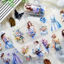 Flower Girls Vintage Decorative Masking Tape for Crafting Flower Girls Vintage Decorative Masking Tape for Crafting