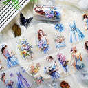 Flower Girls Vintage Decorative Masking Tape for Crafting Flower Girls Vintage Decorative Masking Tape for Crafting
