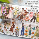 Flower Girls Vintage Decorative Masking Tape for Crafting Flower Girls Vintage Decorative Masking Tape for Crafting