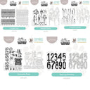 Metal Cutting Dies Flower Hat and Clear Stamps for Crafts Metal Cutting Dies Flower Hat and Clear Stamps for Crafts