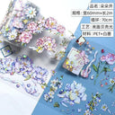 Flower Washi PET Tape for Elegant DIY Stickers Scrapbooking Flower Washi PET Tape for Elegant DIY Stickers Scrapbooking