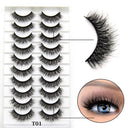 Fluffy 3D Mink Lashes Reusable Natural Volume Glam Up Fluffy 3D Mink Lashes Reusable Natural Volume Glam Up