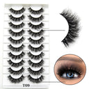 Fluffy 3D Mink Lashes Reusable Natural Volume Glam Up Fluffy 3D Mink Lashes Reusable Natural Volume Glam Up