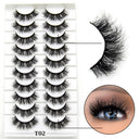 Fluffy 3D Mink Lashes Reusable Natural Volume Glam Up Fluffy 3D Mink Lashes Reusable Natural Volume Glam Up
