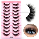 Fluffy 3D Mink Lashes Reusable Natural Volume Glam Up Fluffy 3D Mink Lashes Reusable Natural Volume Glam Up