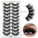 Fluffy 3D Mink Lashes Reusable Natural Volume Glam Up Fluffy 3D Mink Lashes Reusable Natural Volume Glam Up