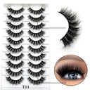 Fluffy 3D Mink Lashes Reusable Natural Volume Glam Up Fluffy 3D Mink Lashes Reusable Natural Volume Glam Up