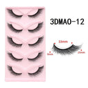 Fluffy Cat Eye 3D False Lashes Natural Glamour Eyes Set Fluffy Cat Eye 3D False Lashes Natural Glamour Eyes Set