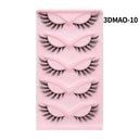Fluffy Cat Eye 3D False Lashes Natural Glamour Eyes Set Fluffy Cat Eye 3D False Lashes Natural Glamour Eyes Set