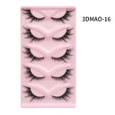 Fluffy Cat Eye 3D False Lashes Natural Glamour Eyes Set Fluffy Cat Eye 3D False Lashes Natural Glamour Eyes Set