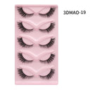 Fluffy Cat Eye 3D False Lashes Natural Glamour Eyes Set Fluffy Cat Eye 3D False Lashes Natural Glamour Eyes Set