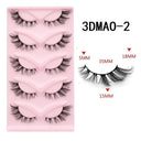 Fluffy Cat Eye 3D False Lashes Natural Glamour Eyes Set Fluffy Cat Eye 3D False Lashes Natural Glamour Eyes Set
