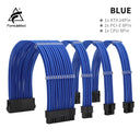 FormulaMod NCK1 PSU Extension Cable Kit Enhance PC Aesthetics FormulaMod NCK1 PSU Extension Cable Kit Enhance PC Aesthetics