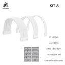 FormulaMod White PSU Extension Cable Kit for Clean Builds FormulaMod White PSU Extension Cable Kit for Clean Builds