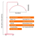 Fosoto Adjustable Half Moon Ring Light for Photography Fosoto Adjustable Half Moon Ring Light for Photography