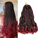 French Spiral Crochet Braiding Hair for Vibrant Curls French Spiral Crochet Braiding Hair for Vibrant Curls