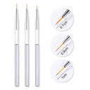 French Stripe Nail Art Liner Brush Set for DIY Manicure French Stripe Nail Art Liner Brush Set for DIY Manicure