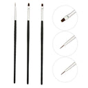 French Stripe Nail Art Liner Brush Set for DIY Manicure French Stripe Nail Art Liner Brush Set for DIY Manicure