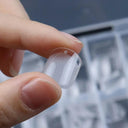 Frosted Clear Acrylic Nails Set with Multiple Shapes Kit Frosted Clear Acrylic Nails Set with Multiple Shapes Kit