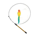Funny Feather Cat Stick Toy with Bell Interactive Wand Fun Funny Feather Cat Stick Toy with Bell Interactive Wand Fun