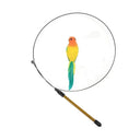 Funny Feather Cat Wand Toy With Bell Interactive Fun Funny Feather Cat Wand Toy With Bell Interactive Fun
