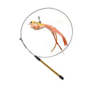 Funny Feather Cat Wand Toy With Bell Interactive Fun Funny Feather Cat Wand Toy With Bell Interactive Fun