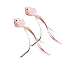 Funny Feather Cat Stick Toy with Bell Interactive Wand Fun Funny Feather Cat Stick Toy with Bell Interactive Wand Fun