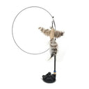 Funny Feather Cat Wand Toy With Bell Interactive Fun Funny Feather Cat Wand Toy With Bell Interactive Fun