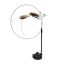 Funny Feather Cat Wand Toy With Bell Interactive Fun Funny Feather Cat Wand Toy With Bell Interactive Fun