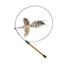 Funny Feather Cat Wand Toy With Bell Interactive Fun Funny Feather Cat Wand Toy With Bell Interactive Fun