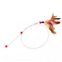 Funny Feather Cat Stick Toy with Bell Interactive Wand Fun Funny Feather Cat Stick Toy with Bell Interactive Wand Fun
