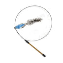 Funny Feather Cat Stick Toy with Bell Interactive Wand Fun Funny Feather Cat Stick Toy with Bell Interactive Wand Fun