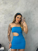 Gabi Dress Stylish Side Tie Short Dress For Women Chic Gabi Dress Stylish Side Tie Short Dress For Women Chic
