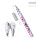 Gel Nail Art Pen Set: Precision Brush Marker for Art Gel Nail Art Pen Set: Precision Brush Marker for Art