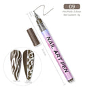 Gel Nail Art Pen Set: Precision Brush Marker for Art Gel Nail Art Pen Set: Precision Brush Marker for Art