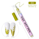 Gel Nail Art Pen Set Precision Brush Marker For Art Gel Nail Art Pen Set Precision Brush Marker For Art