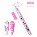 Gel Nail Art Pen Set Precision Brush Marker For Art Gel Nail Art Pen Set Precision Brush Marker For Art