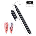 Gel Nail Art Pen Set Precision Brush Marker For Art Gel Nail Art Pen Set Precision Brush Marker For Art